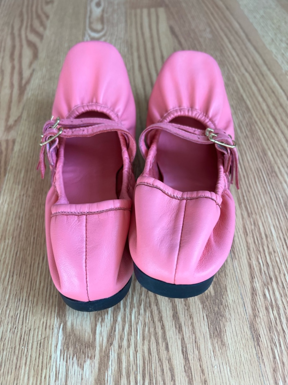 Free People Gemini Ballet Flats in Watermelon Size 7.5 - Picture 4 of 8